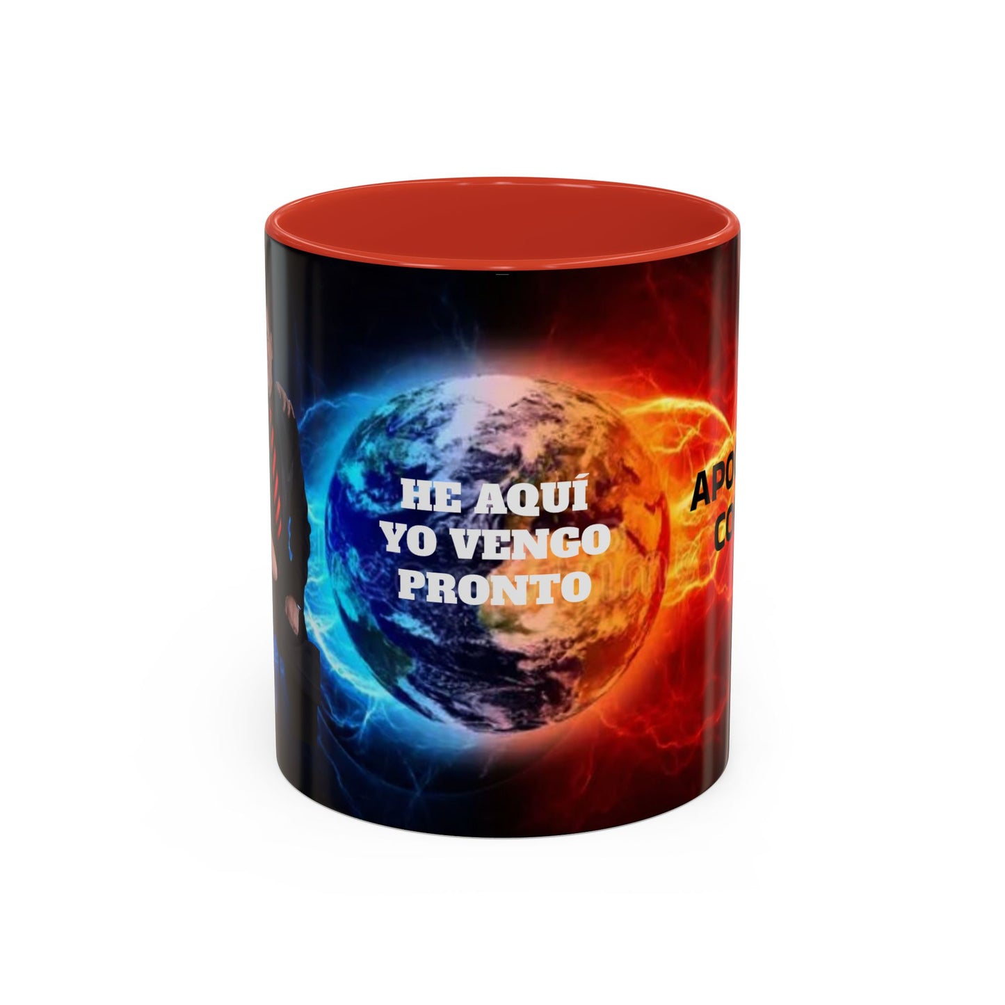 Taza Profética Roja – Apocalipsis con Café | “He aquí, yo vengo pronto”