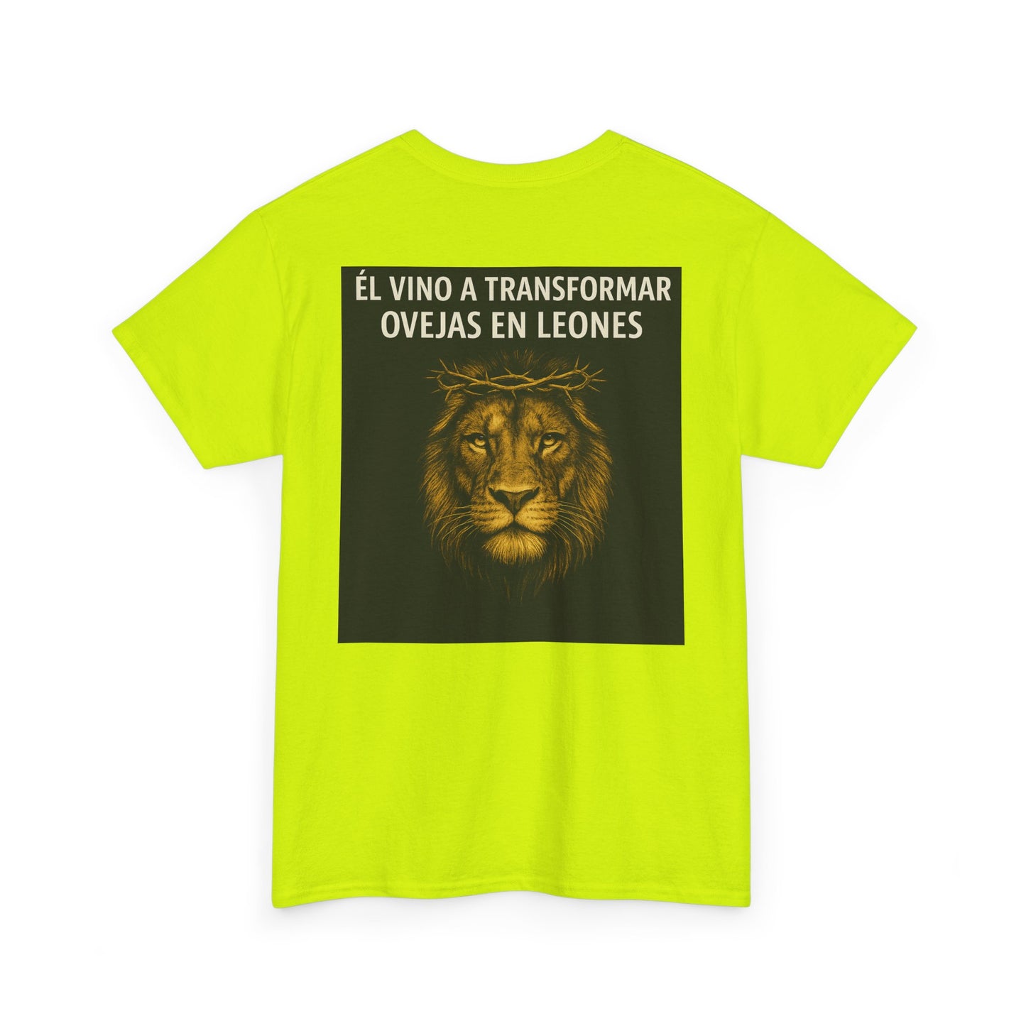 "Rostro del León, Poder de la Cruz – Camiseta del Reino"