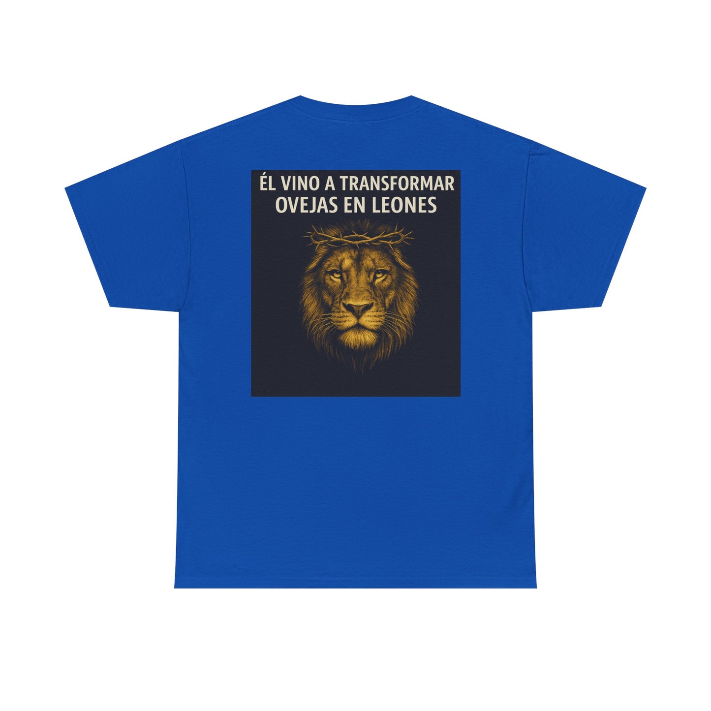 "Rostro del León, Poder de la Cruz – Camiseta del Reino"