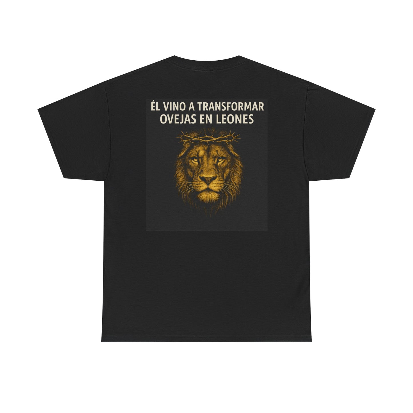 "Rostro del León, Poder de la Cruz – Camiseta del Reino"