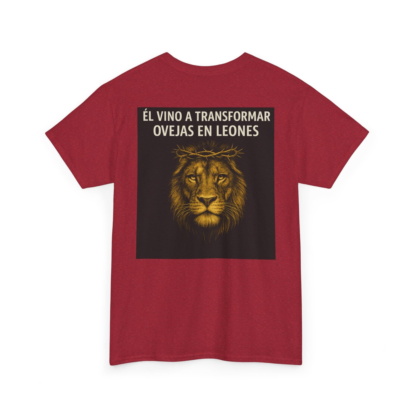 "Rostro del León, Poder de la Cruz – Camiseta del Reino"
