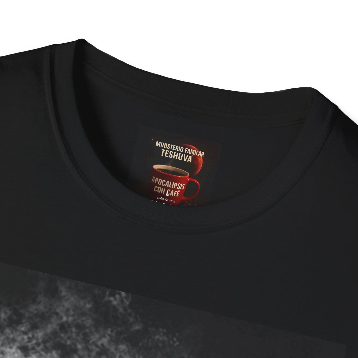 Camiseta Unisex – León de Judá | Diseño Profético en Blanco y Negro