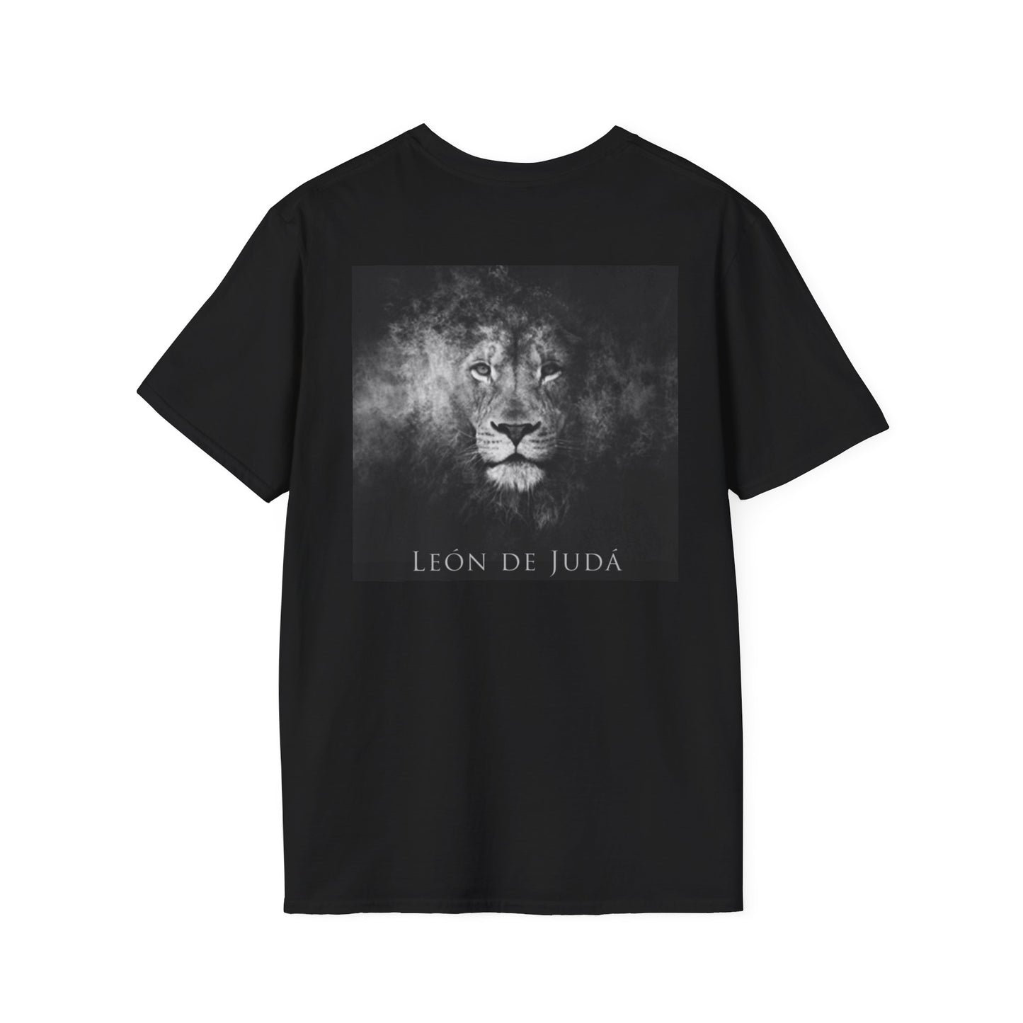 Camiseta Unisex – León de Judá | Diseño Profético en Blanco y Negro