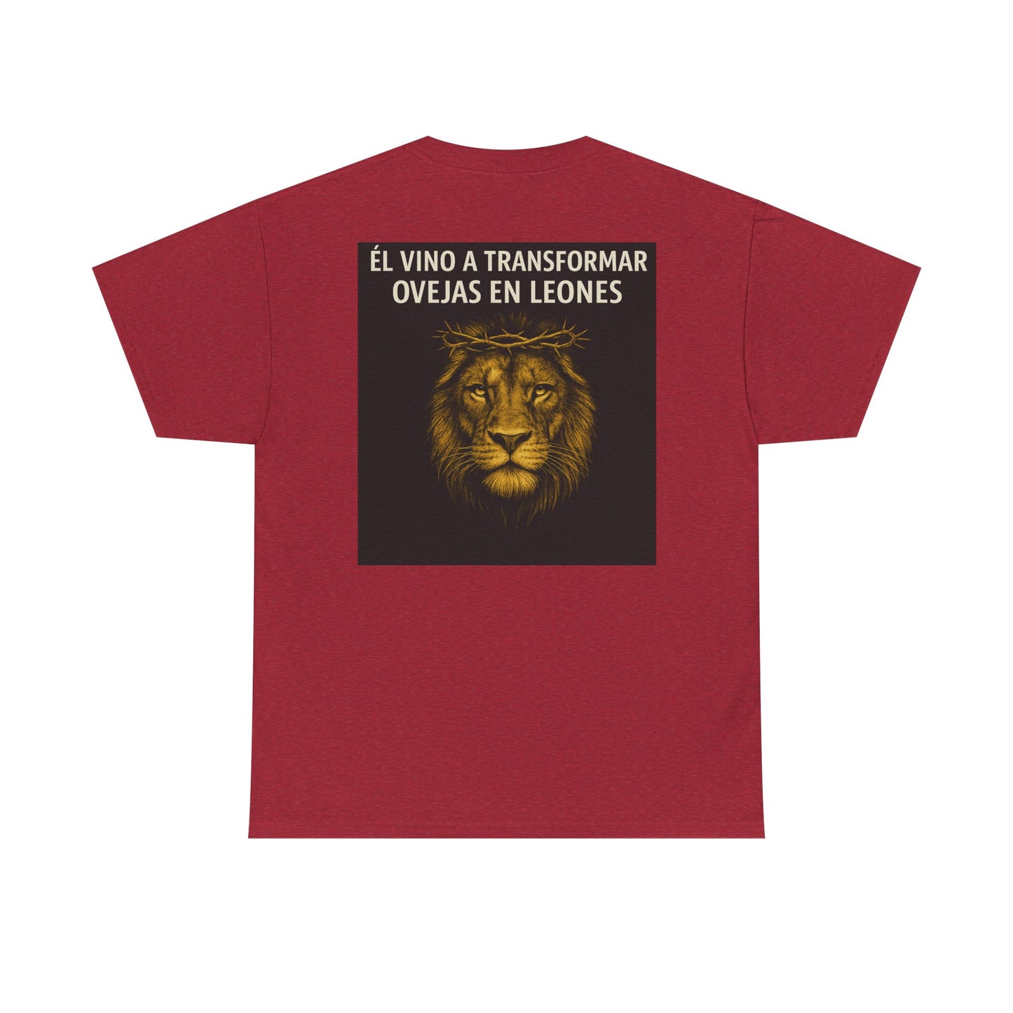 "Rostro del León, Poder de la Cruz – Camiseta del Reino"
