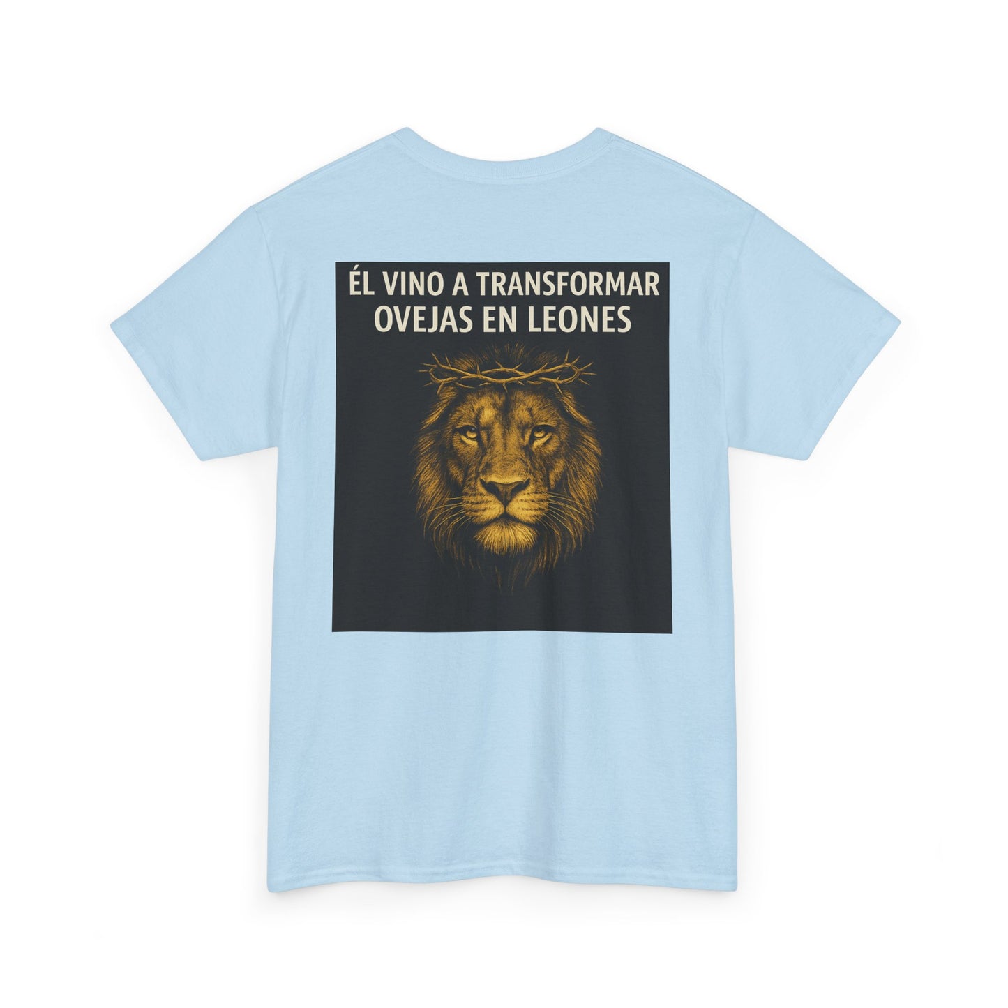 "Rostro del León, Poder de la Cruz – Camiseta del Reino"