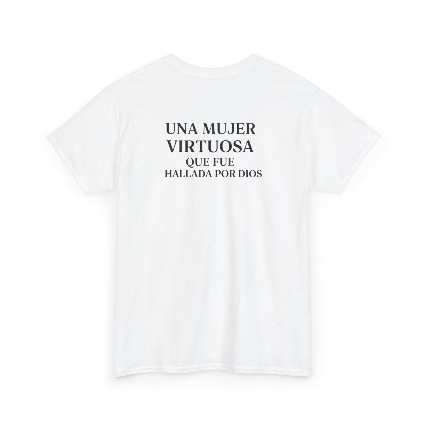 "Yahshua es mi Luz – Camiseta Blanca de Algodón con Salmo 27:1"
