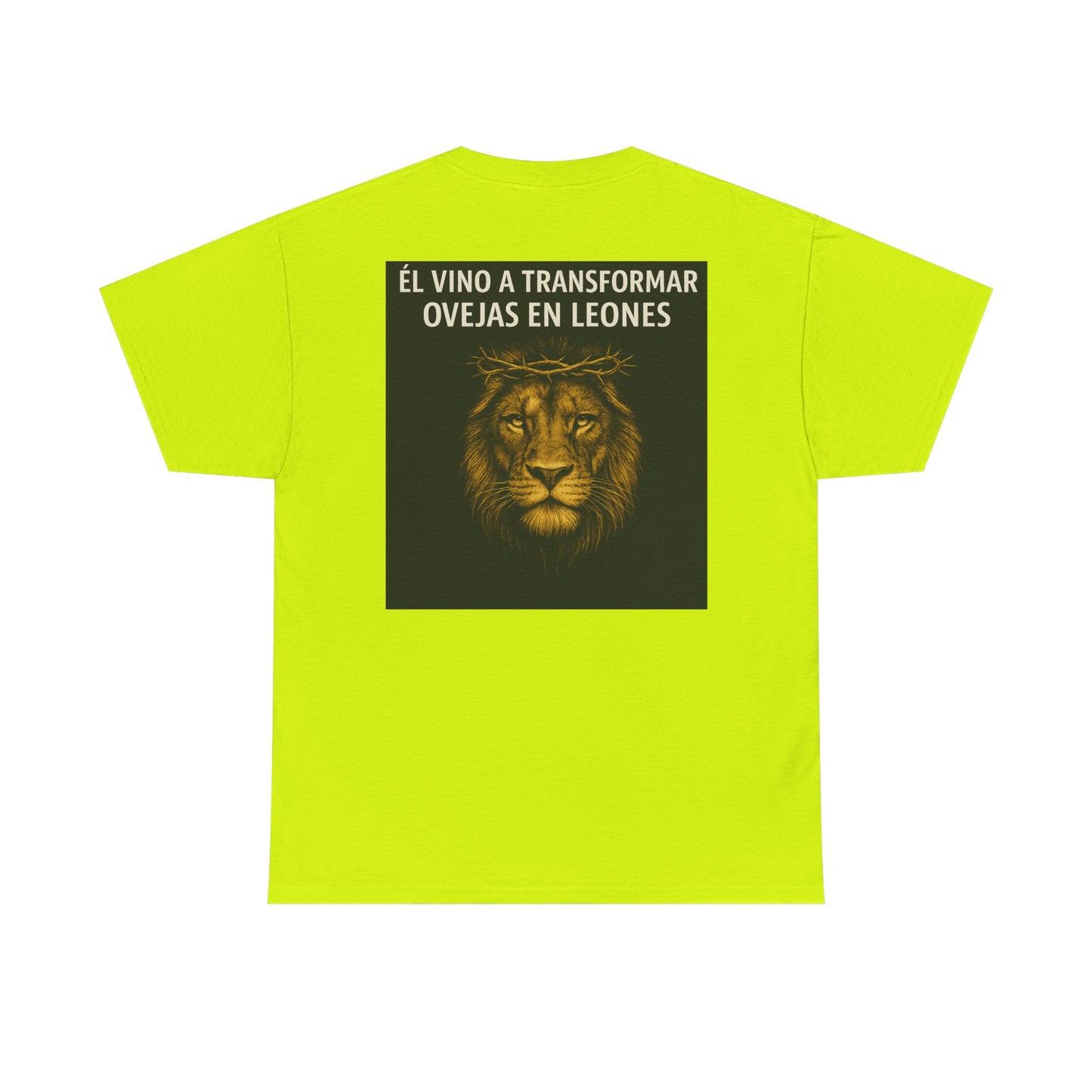 "Rostro del León, Poder de la Cruz – Camiseta del Reino"