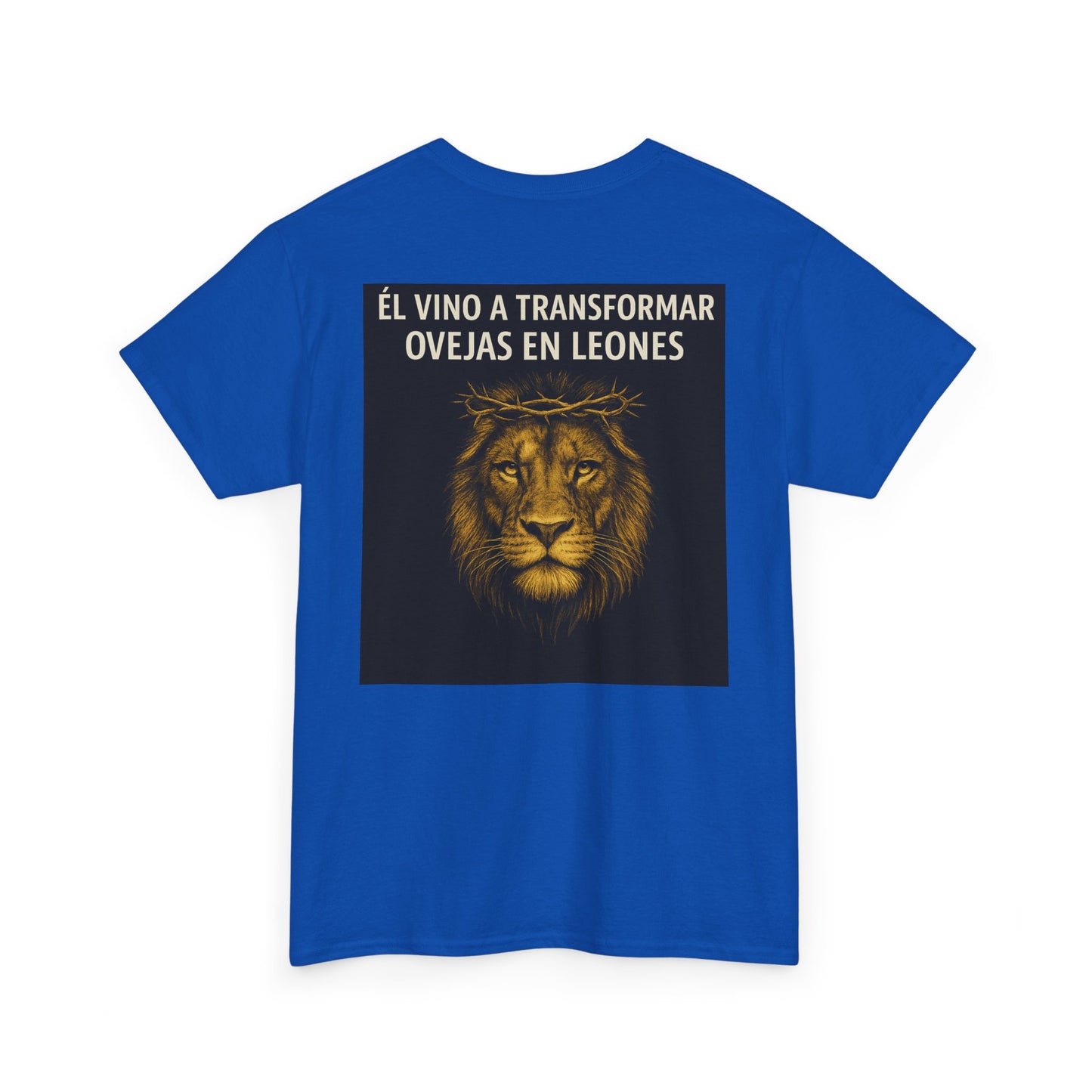 "Rostro del León, Poder de la Cruz – Camiseta del Reino"