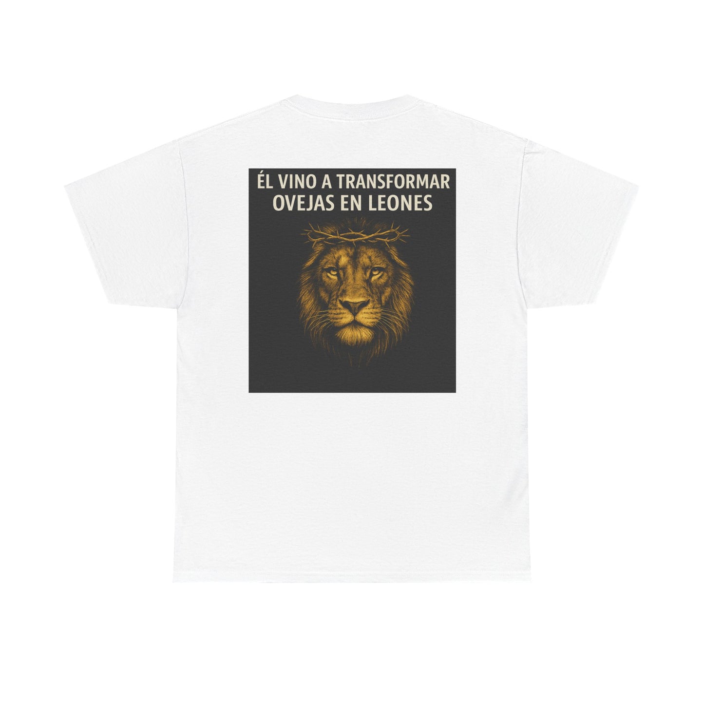 "Rostro del León, Poder de la Cruz – Camiseta del Reino"