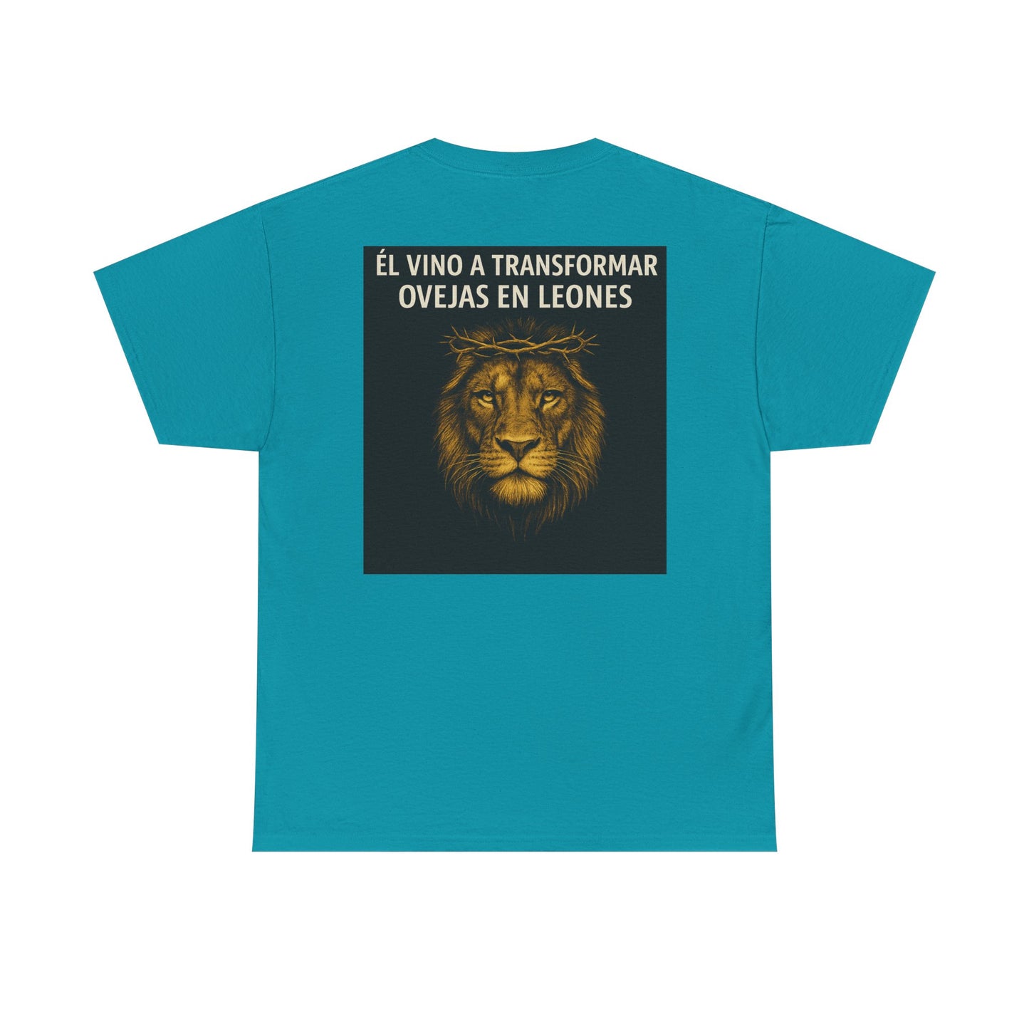 "Rostro del León, Poder de la Cruz – Camiseta del Reino"