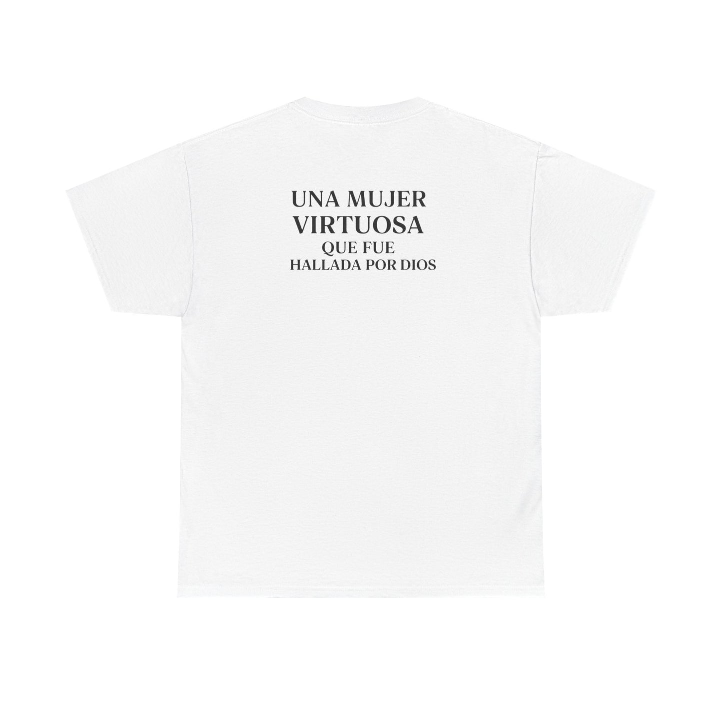 "Yahshua es mi Luz – Camiseta Blanca de Algodón con Salmo 27:1"